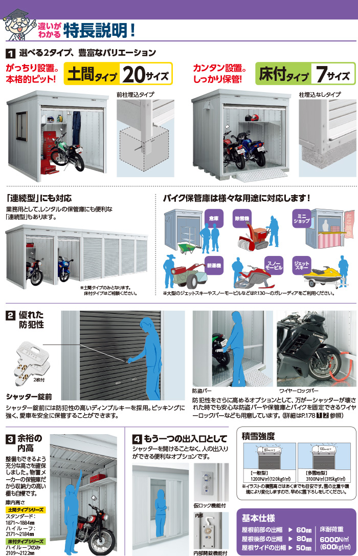 自転車の保管物置に入れるメリット